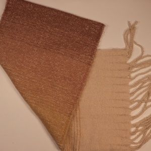 Mer Sea Cozy Travel Wrap Soft Fringe Beige